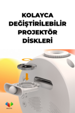 13 Modlu Meteor Galaxy Projektör YHX06 Tavan Yıldız Işığı - Görsel 5