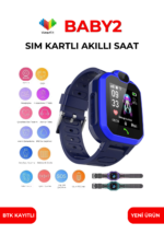 BABY2 SIM Kartlı Çocuk Akıllı Saati GPS Sim Kartlı SOS Aramalı IP67 Su Geçirmez - Görsel 3