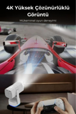 K2 TAŞINABİLİR PROJEKSİYON CİHAZI 1080P DESTEKLİ ANDROİD 11 - Görsel 3