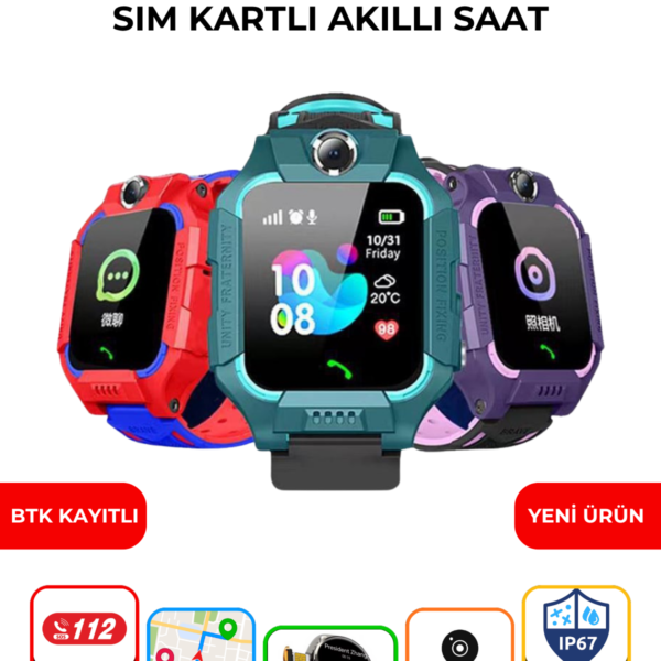 BABY1 Sim Kartlı Çocuk Akıllı Saati - Akıllı Saat