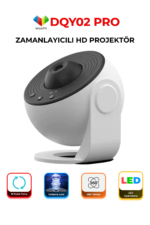 13 Modlu Galaxy HD Projektör DQY02 Pro Zamanlayıcılı