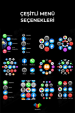 HK One Akıllı Saat 4G SIM Kartlı AMOLED Ekran GPS Android NFC Özellikli - Görsel 6