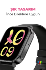 HK10 Mini Akıllı Saat Bluetooth Arama, NFC ve AI Destekli - Görsel 2