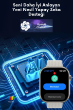 HK10 Pro Max Plus AMOLED Akıllı Saat NFC WiFi IP68 Kablosuz Şarj Smartwatch - Görsel 2