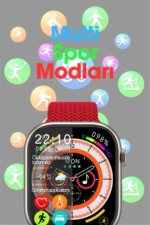HK10 Pro Max Plus AMOLED Akıllı Saat NFC WiFi IP68 Kablosuz Şarj Smartwatch - Görsel 4