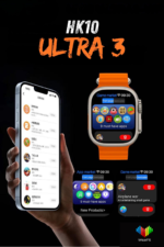 HK10 Ultra 3 AMOLED Akıllı Saat BT Arama Nabız Ölçer IP67 Su Geçirmez Fitness Smartwatch - Görsel 2