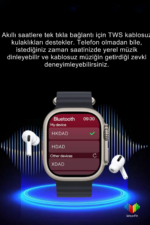 HK10 Ultra 3 AMOLED Akıllı Saat BT Arama Nabız Ölçer IP67 Su Geçirmez Fitness Smartwatch - Görsel 4