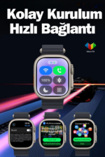 HK10 Ultra 3 AMOLED Akıllı Saat BT Arama Nabız Ölçer IP67 Su Geçirmez Fitness Smartwatch - Görsel 6