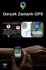HK11 Pro Max AMOLED Akıllı Saat GPS NFC BT Arama AI Çeviri IP68 Fitness Smartwatch - Görsel 2