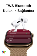 HK11 Pro Max AMOLED Akıllı Saat GPS NFC BT Arama AI Çeviri IP68 Fitness Smartwatch - Görsel 4