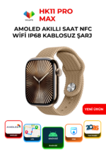 HK11 Pro Max AMOLED Akıllı Saat GPS NFC BT Arama AI Çeviri IP68 Fitness Smartwatch