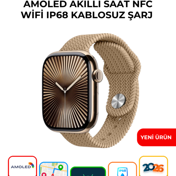 HK11 Pro Max AMOLED Akıllı Saat GPS NFC BT Arama AI Çeviri IP68 Fitness Smartwatch