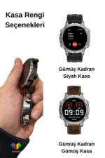 HK29 Ultra AMOLED Akıllı Saat 1.52” Yuvarlak Ekran Nabız Ölçer IP68 Kablosuz Şarj Smartwatch - Görsel 4