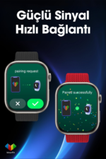 HK9 Pro Max+ Akıllı Bileklik Nabız Tansiyon Ölçer Fitness Tracker IP67 Spor Smartwatch Band - Görsel 4