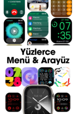 HK9 Pro Max+ Akıllı Bileklik Nabız Tansiyon Ölçer Fitness Tracker IP67 Spor Smartwatch Band - Görsel 6