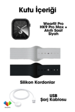 HK9 Pro Max+ Akıllı Bileklik Nabız Tansiyon Ölçer Fitness Tracker IP67 Spor Smartwatch Band - Görsel 8