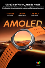 HW S12 Call Akıllı Saat 4G SIM Kartlı AMOLED Ekran Çift Kameralı GPS WiFi Android - Görsel 2