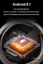 HW S12 Call Akıllı Saat 4G SIM Kartlı AMOLED Ekran Çift Kameralı GPS WiFi Android - Görsel 4