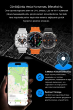 HW S12 Call Akıllı Saat 4G SIM Kartlı AMOLED Ekran Çift Kameralı GPS WiFi Android - Görsel 6