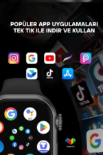 WR S10 CALL Akıllı Saat 4G SIM Kartlı 4+64GB Dönebilen Kamera Android GPS NFC - Görsel 6
