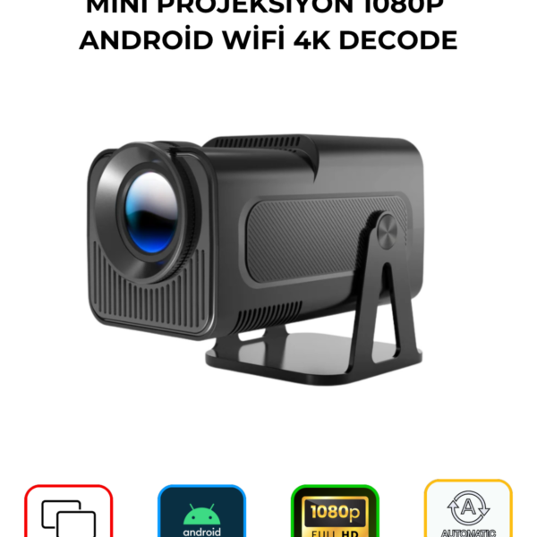 HY320 Projeksiyon 1080P Projeksiyon Android WiFi Full HD