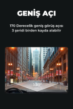 L308 Çift Kameralı Araç Kamera Kayıt Cihazı 150° Geniş Açılı IPS Ekranlı Dash Cam - Görsel 3