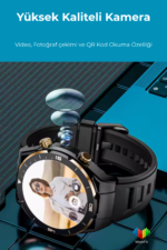 PG 888 4G Android Akıllı Saat SIM Kartlı 3+32GB GPS Kameralı Arama Özellikli Smartwatch - Görsel 2