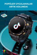 PG 888 4G Android Akıllı Saat SIM Kartlı 3+32GB GPS Kameralı Arama Özellikli Smartwatch - Görsel 3