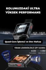 WR 668 Android 4G SIM Kartlı Akıllı Saat 64GB Çift Kameralı 2.64 AMOLED - Görsel 2