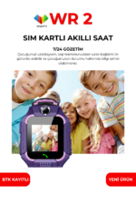 WR 22 WATCH SIM Kartlı Çocuk Akıllı Saati GPS SOS Aramalı - Görsel 2