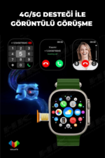 WR S10 CALL Akıllı Saat 4G SIM Kartlı 4+64GB Dönebilen Kamera Android GPS NFC - Görsel 7