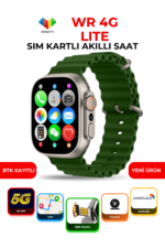 WR 4G Lite Akıllı Saat 4G SIM Kartlı AMOLED Ekran GPS Android NFC Özellikli